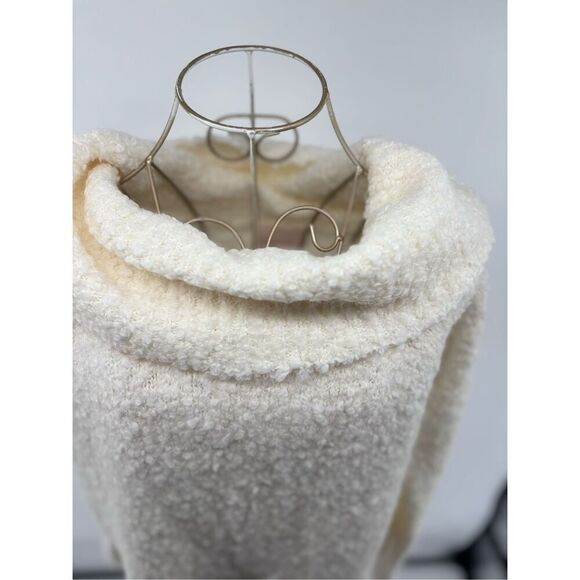 Cinq A Sept Leya Women’s Sweater Size Small Ivory Cowl Neck Alpaca Wool Blend - Picture 7 of 11